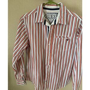 Guess kids long-sleeve button-up shirt, size 16/18.
